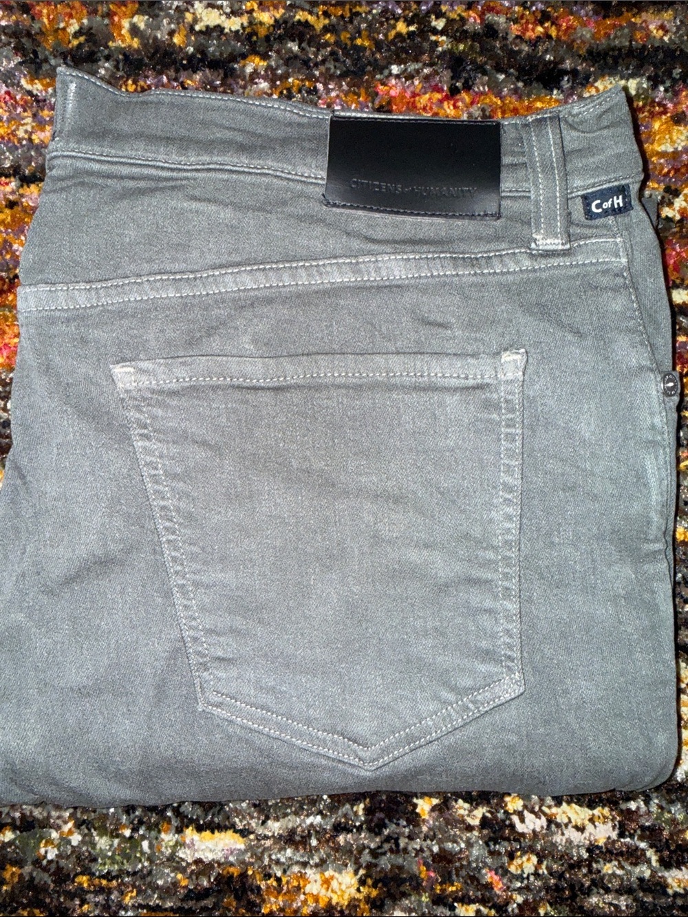 Citizens Of Humanity The Gage Slim Straight Grey Men's Jeans 33x30